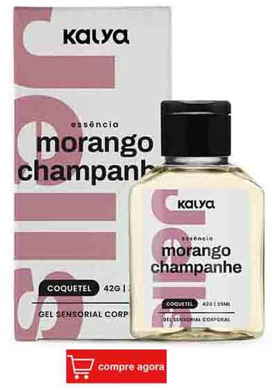 gel morango com champanhe beijável para sexo oral