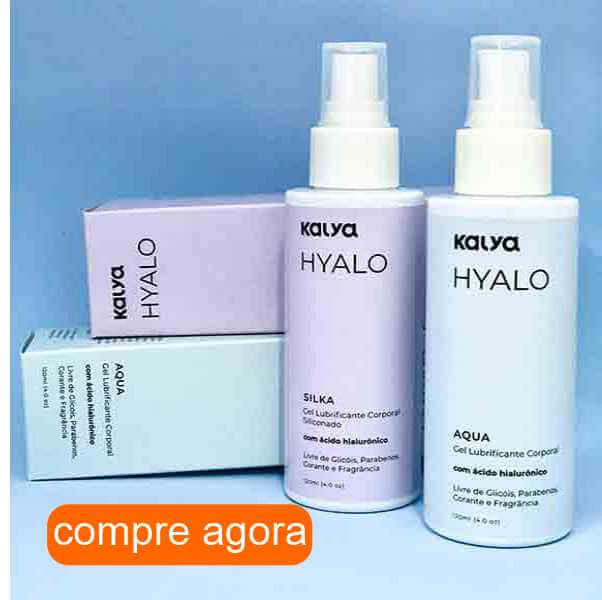 lubrificantes íntimos hyalo aqua e hyalo silicon