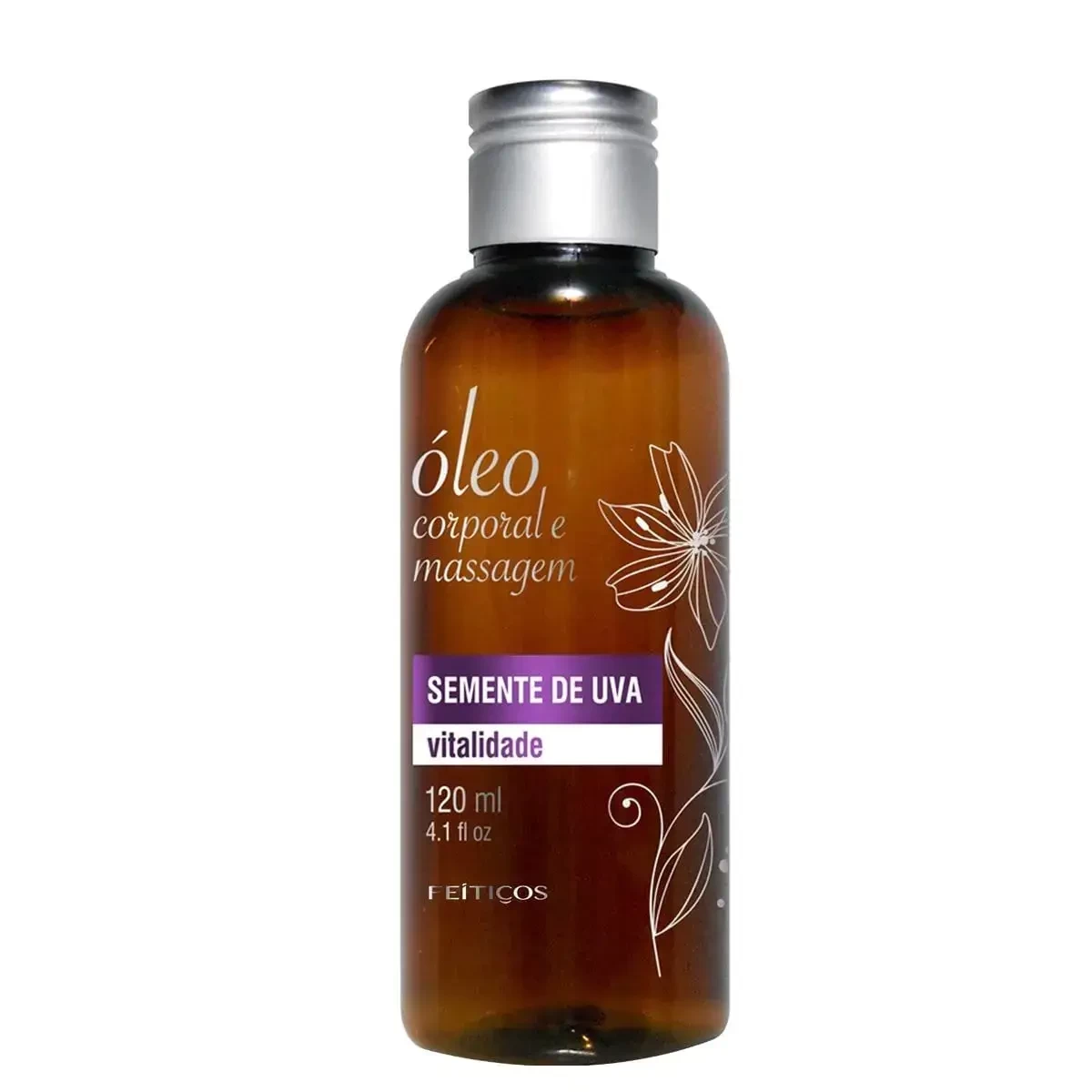 Óleo De Massagem Afrodisíaca Semente De Uva 120 ml