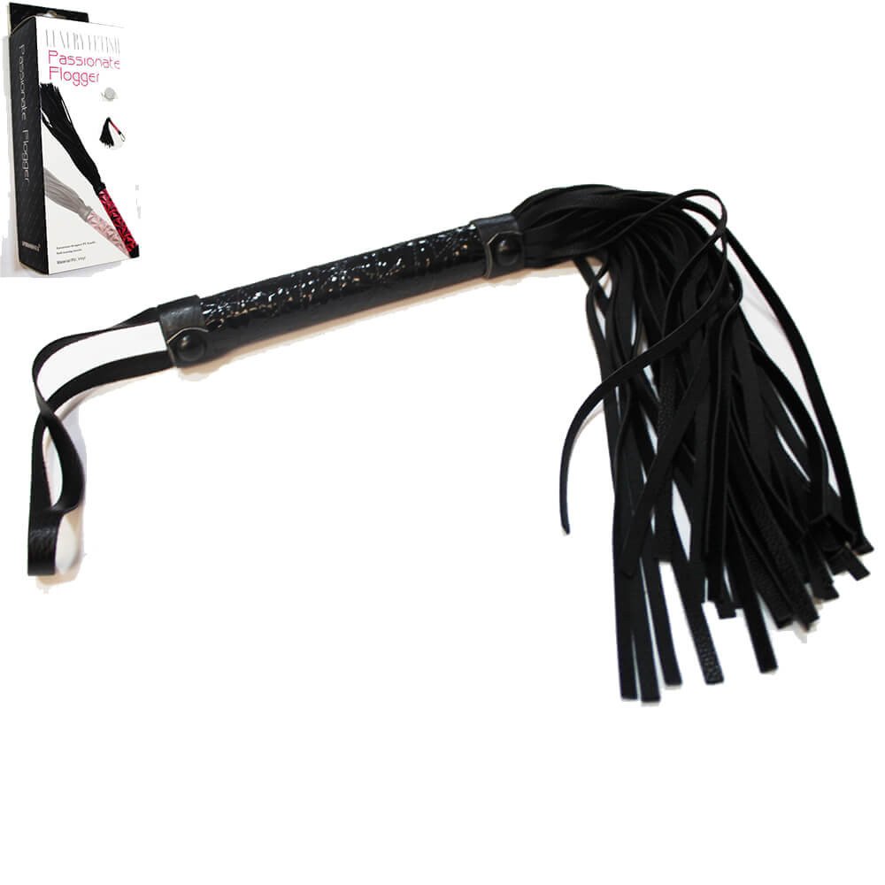 Chicote BDSM Passionate Flogger. Franjas de Camurça  23cm