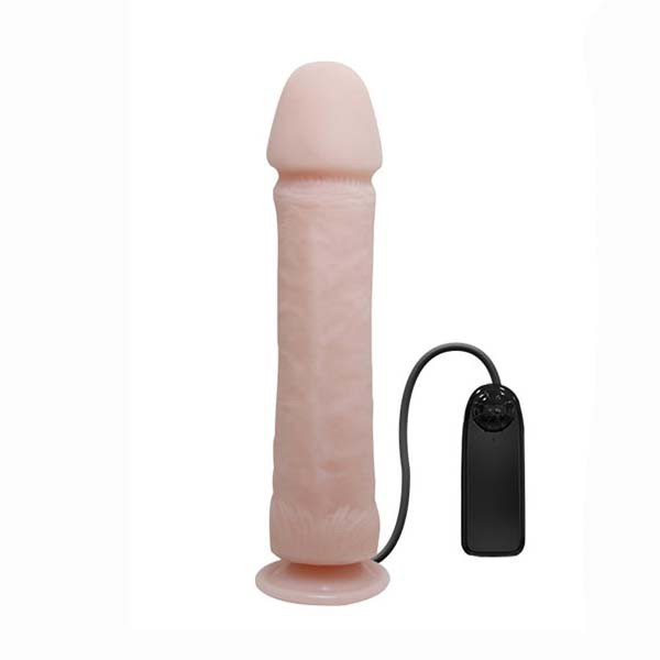 Pau Vibrador Com Ventosa. Pênis Grosso Borracha Macia