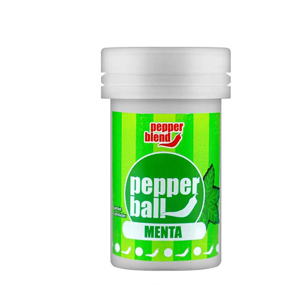 Bolinha Explosiva Com Sabor De Menta Sexy. Frasco com 2 Unidades