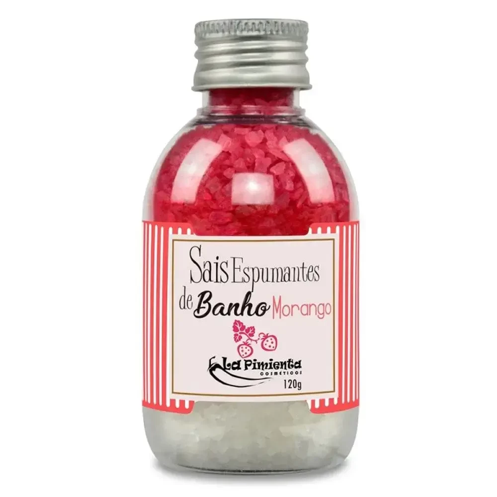 Sais Espumantes De Banho Morango 120 g