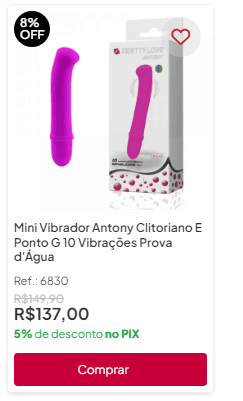 vibrador antony pretty love