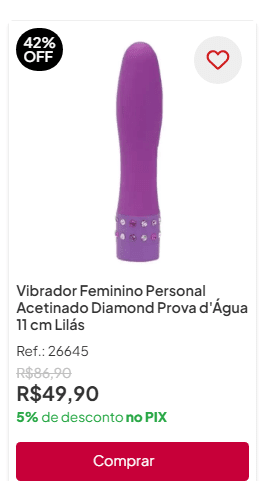 vibrador bullet personal diamond