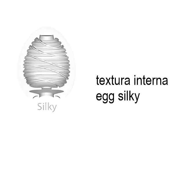 ilustração da textura interna egg silky masturbador
