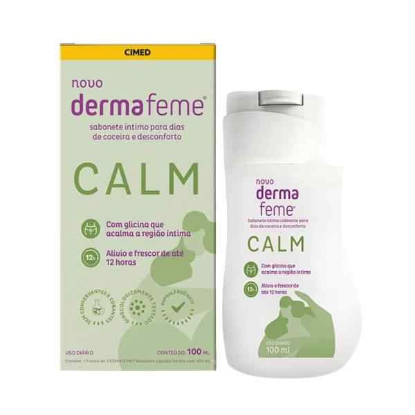 Dermafeme Calm Sabonete Intimo Com Glicina Que Acalma A Região Intima 100ml
