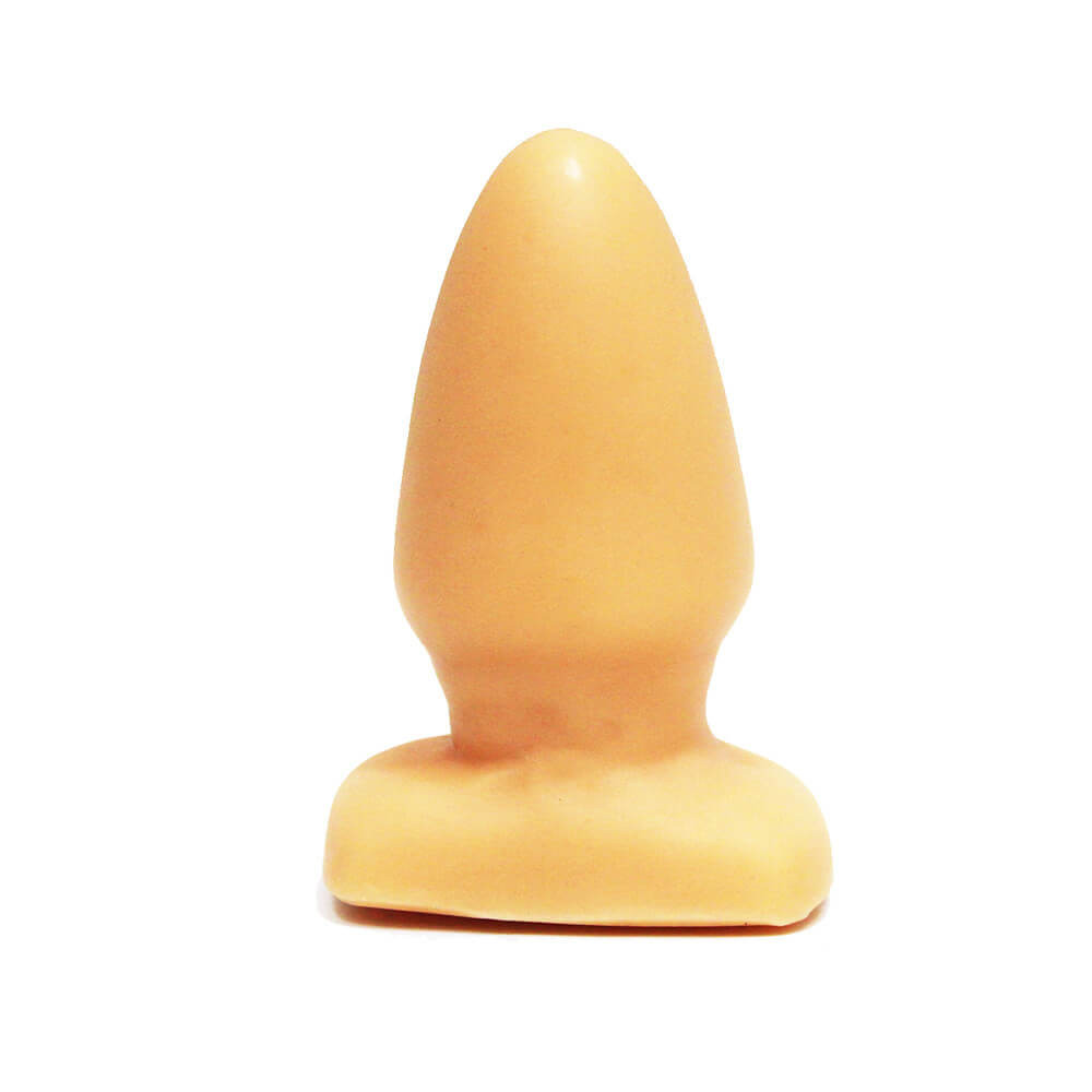 Plug Silicone Treinamento Anal 12x5 Bege