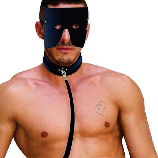 Coleira BDSM Com Puxador Submissão E Venda