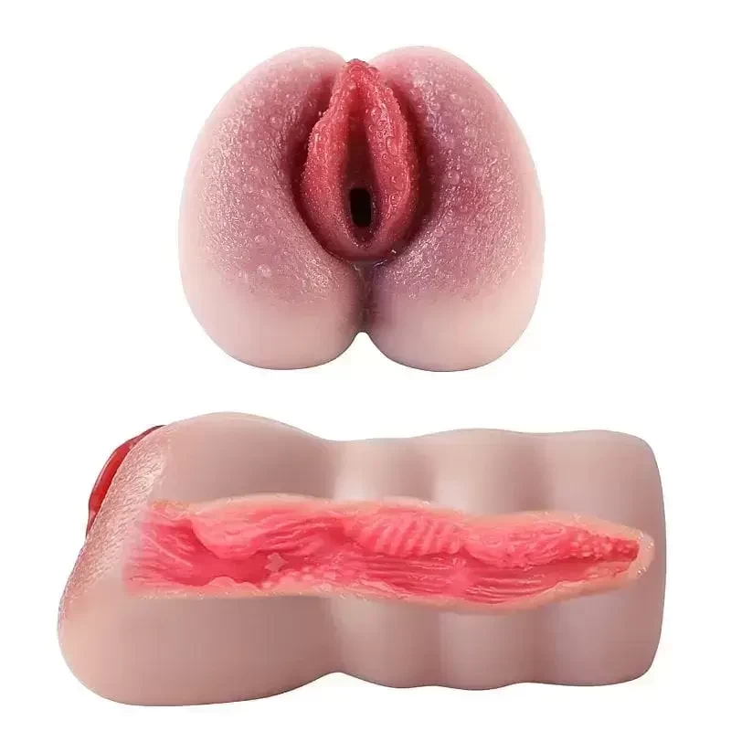 Masturbador Realístico Formato Vagina  Cyberskin  Com Textura Interna. Mede 15cm