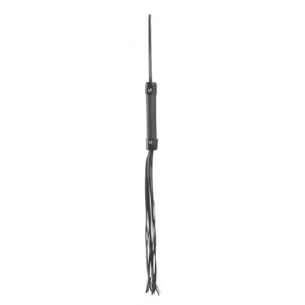 Chicote Erótico Couro Sintético Com Tiras 40cm