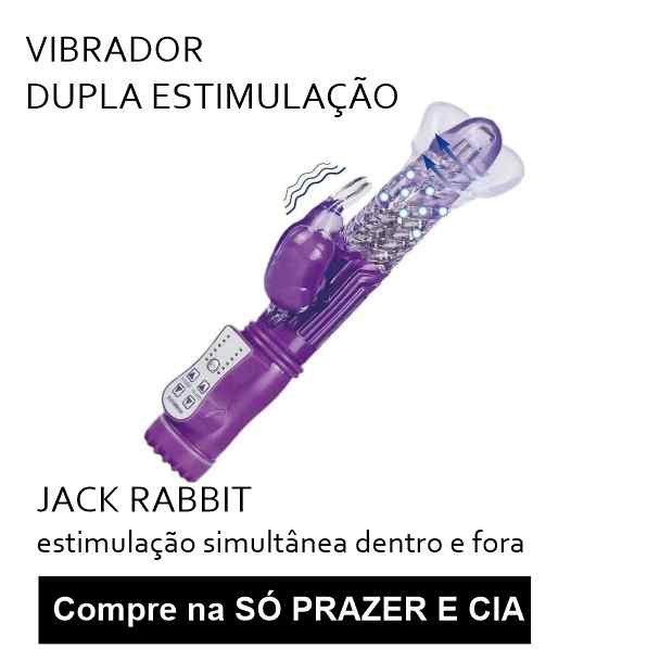 vibrador dupla estimulação jack rabbit