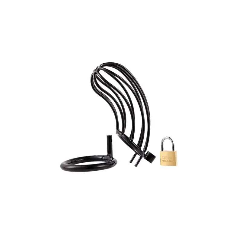 Cinto De Castidade Masculino Preto 11,5×3,5×4 cm