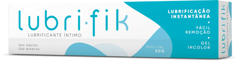 Lubrifik Gel Lubrificante Íntimo Incolor Lubrificação Instantânea 50g