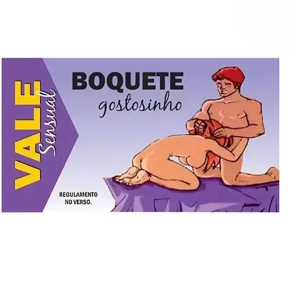 brincadeira erotica cartão vale boquete