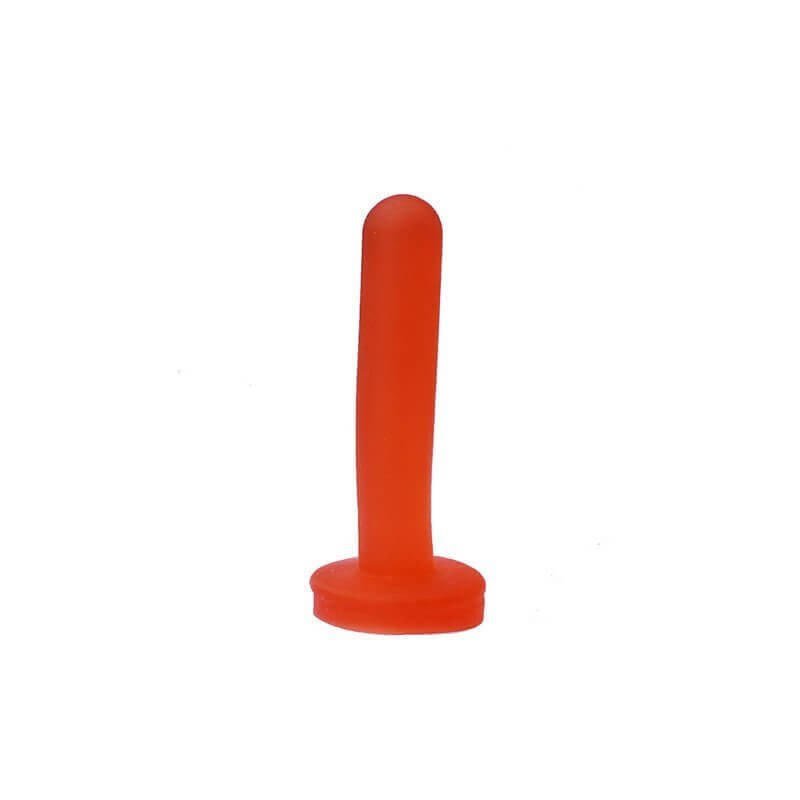 Plug Anal Iniciante Fino Silicone. Mede 10cm  x 1,7 cm