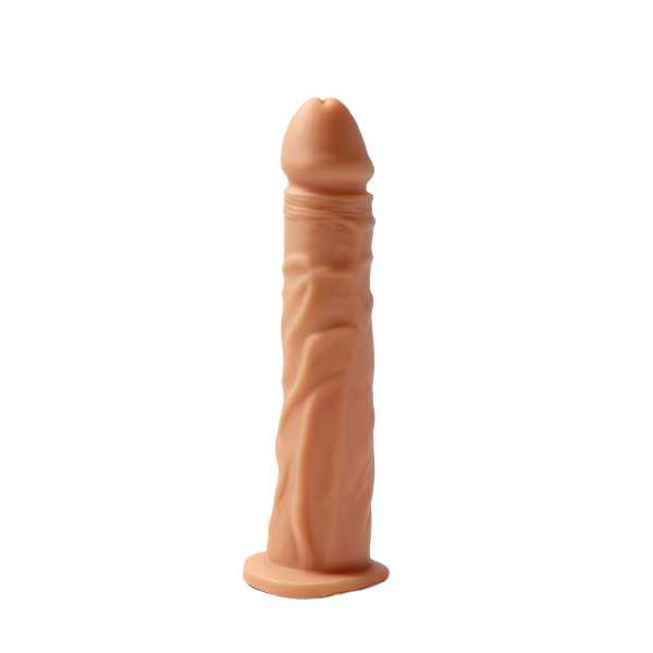 Pênis Consolo Dildo Realista Borracha Macia Com Veias Aparentes 19cm x 4cm