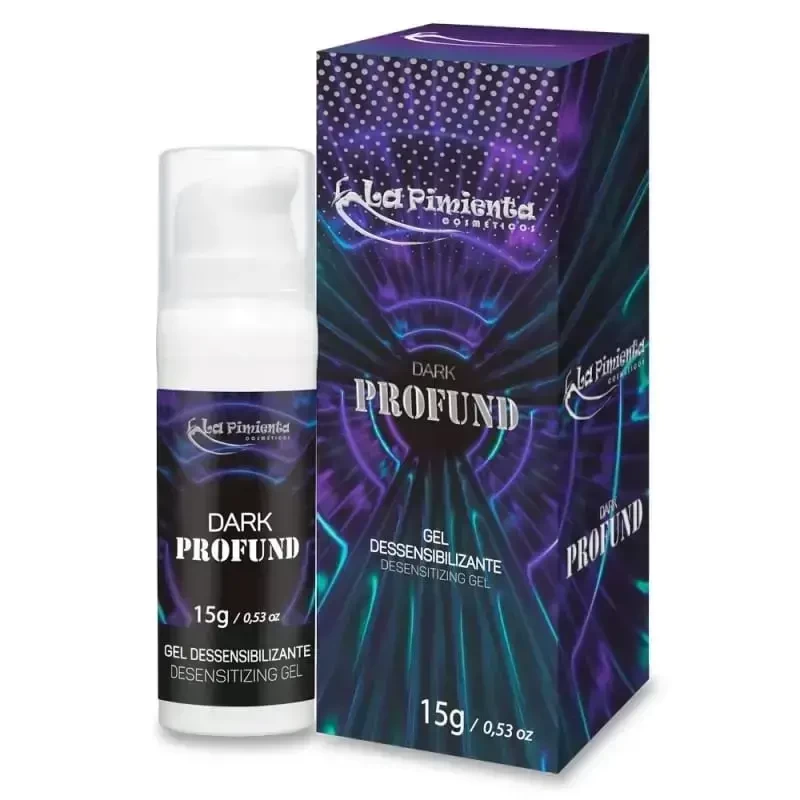 Gel Lubrificante Dark Profund Uso Anal 15g