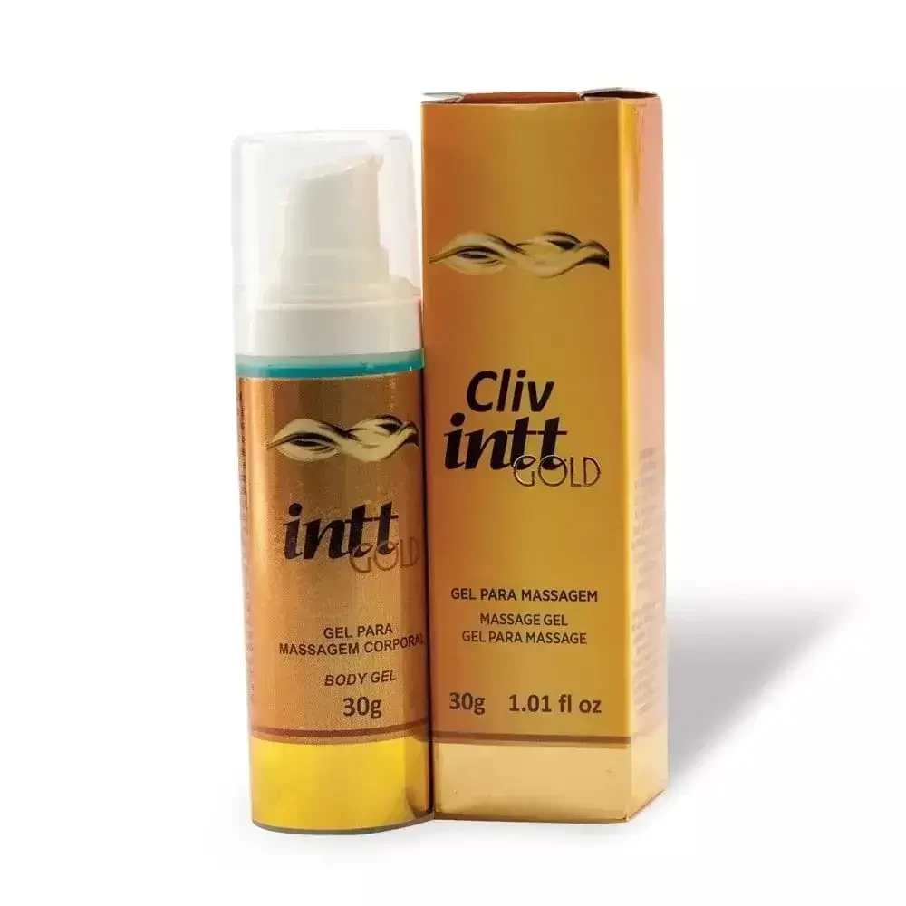 Lubrificante Íntimo De Uso Anal Cliv INTT Gold Extra Forte 30ml
