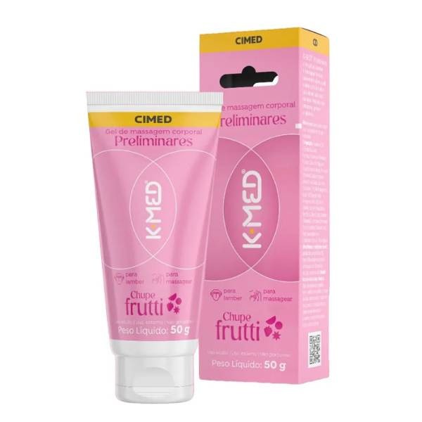 Preliminares Gel Estimulante K-med Para Lamber e Massagear Chupe Frutti Refrescante 50g