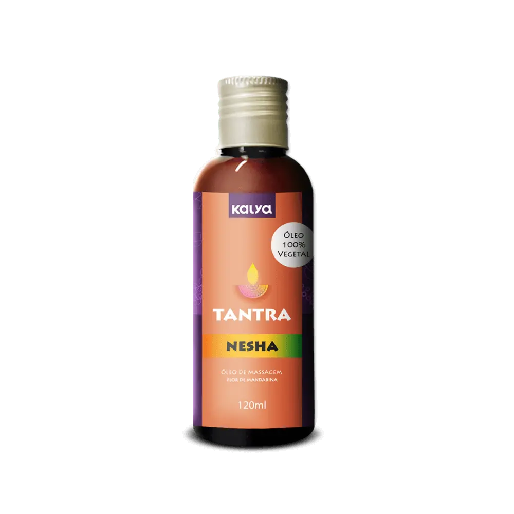 Tantra Nesha Óleo Afrodisíaco Para Massagem Flor De Mandarina 120ml