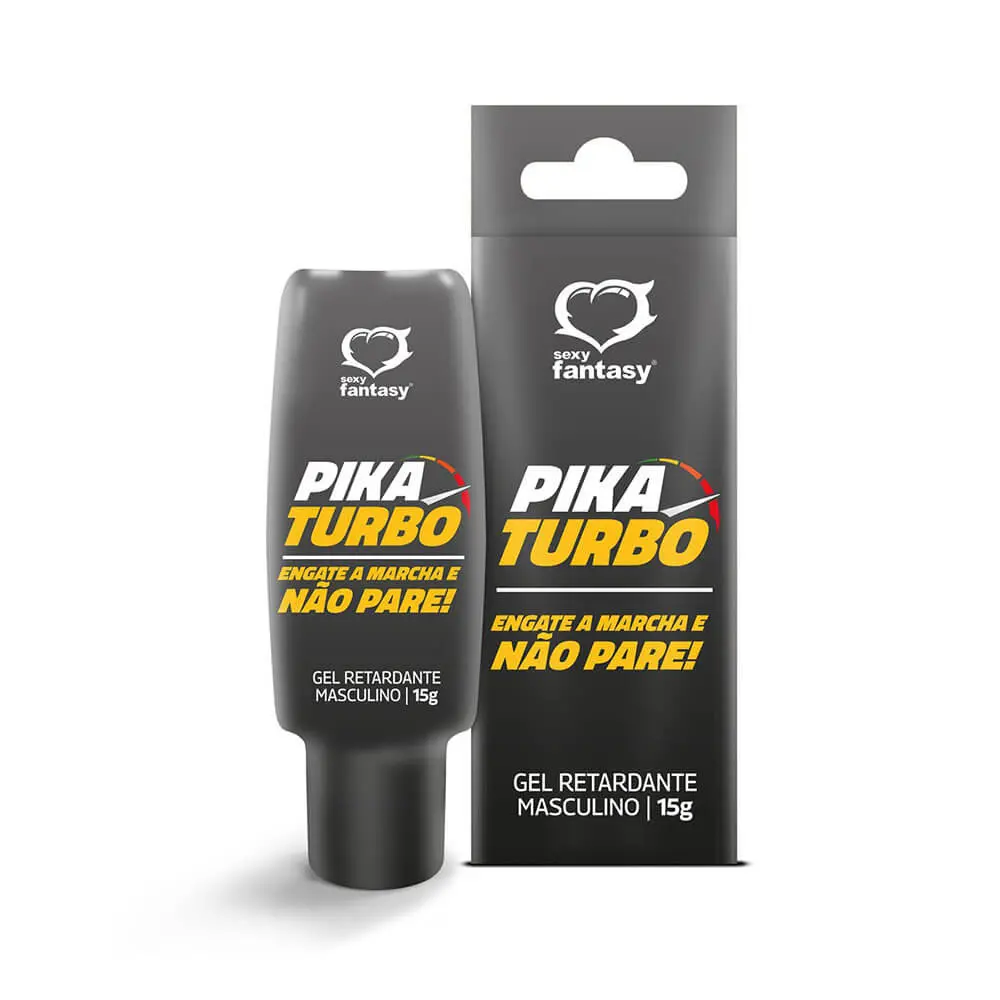 Pika Turbo Gel Retardante Masculino 15g