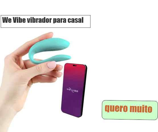 mão feminina segurand vibrador para casal we vibe