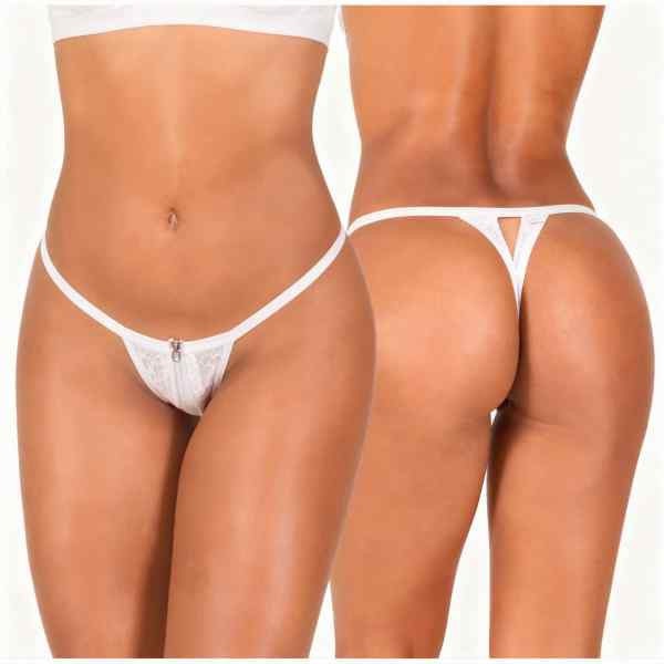 meio corpo de mulher de frente  e de costas vestida em calcinha aberta valeu na cor branca