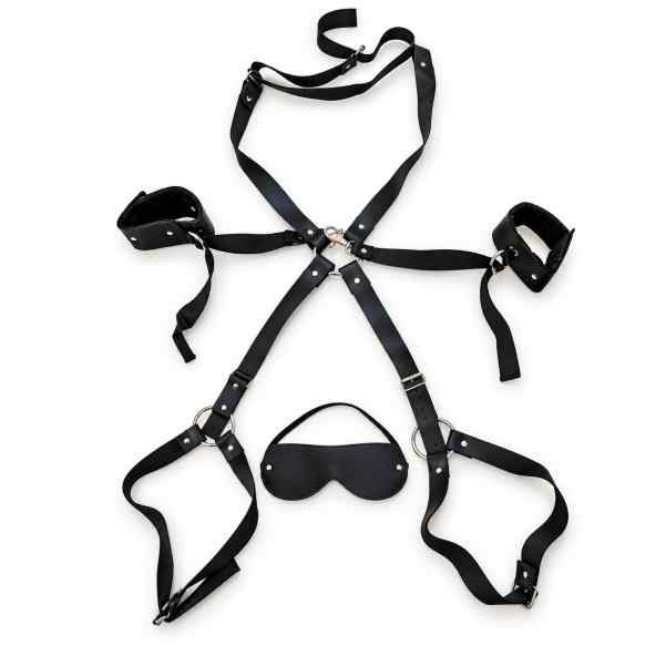 Arreio Harness Com Algemas BDSM
