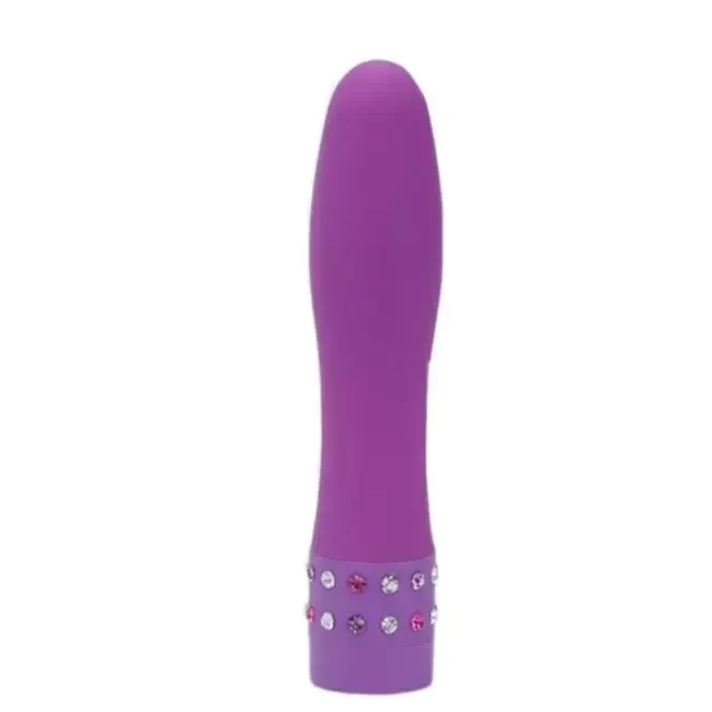 Imagem vibrador bullet diamond lilás