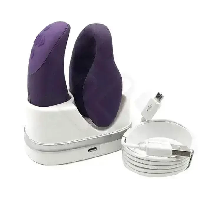 acessórios que compoem We Vibe Chorus Vibrador Casal App Celular