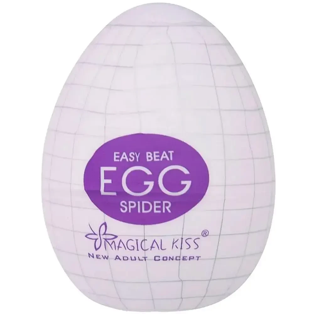 Masturbador Egg Spider. Feito Em Silicone Macio E Flexível