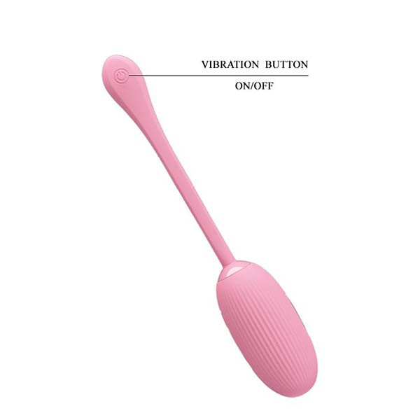 imagem vibrador bluettoth doreen pretty love com indicação do botão para ligar