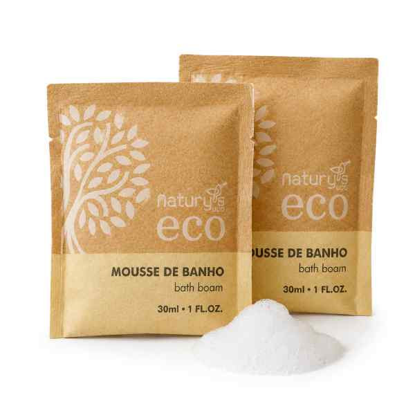 Mousse Espuma de Banho Relaxante Para Banheira Kit Com 2 Sachês