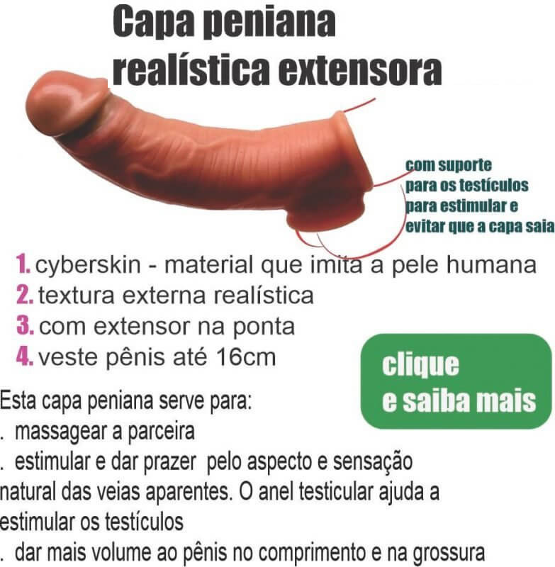 imagem de capa peniana realística feita em cyberskin com espaço para os testículos