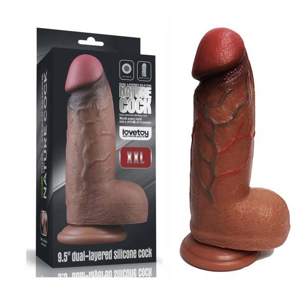 imagem penis gigante marrom nature cock 24,6 x 7