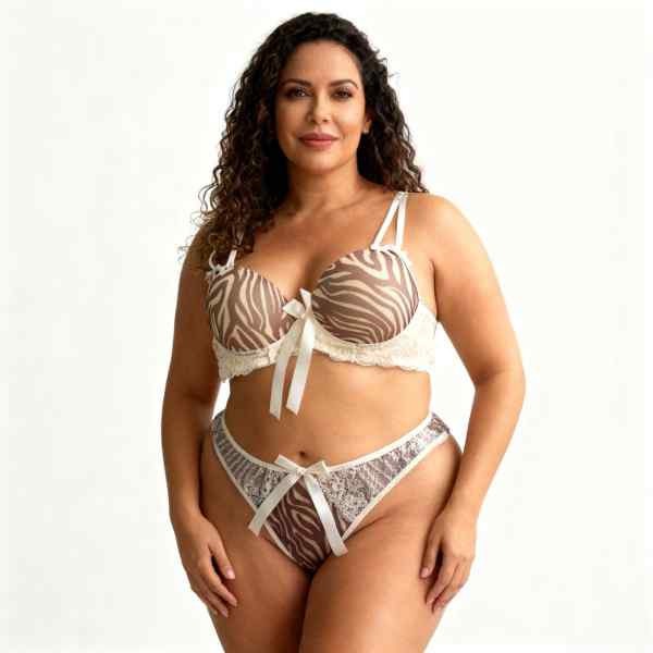 Conjunto Lingerie Sexy Melissa. GG