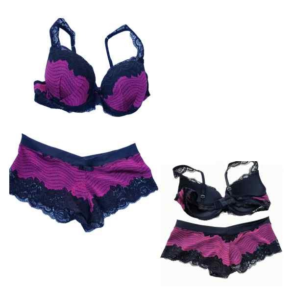 detalhes conjunto de lingerie com shortinho caleçom tamanho plus size gg