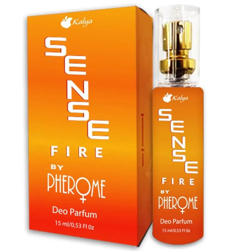 Perfume Feromônio Afrodisíaco Feminino Sense Fire. Pheromone. Floral Frutado. O perfume Da Loba. 15ml
