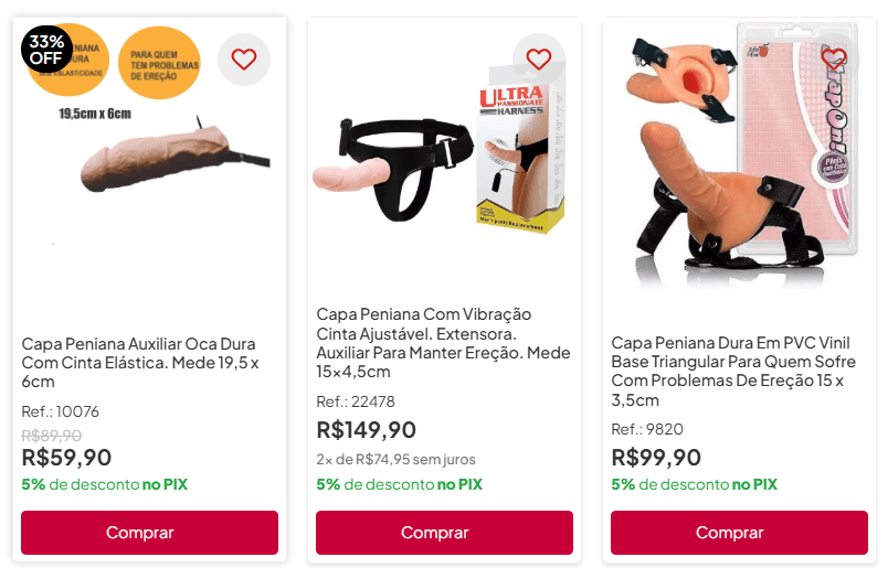 capas penianas auxiliares de ereção