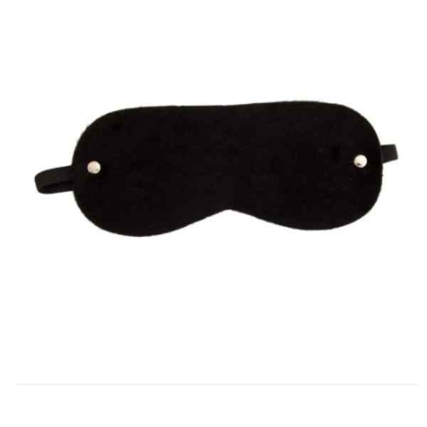 Tapa Olhos De Pelúcia Preta. Venda Erótica