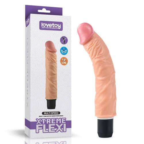 flexibilidade Pênis Realístico  Vibratório Real Feel 9.5 Prova D'Agua Mede 24 x 4. Penetráveis 20 x 4cm