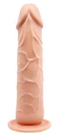 dildo cor clara com ventosa