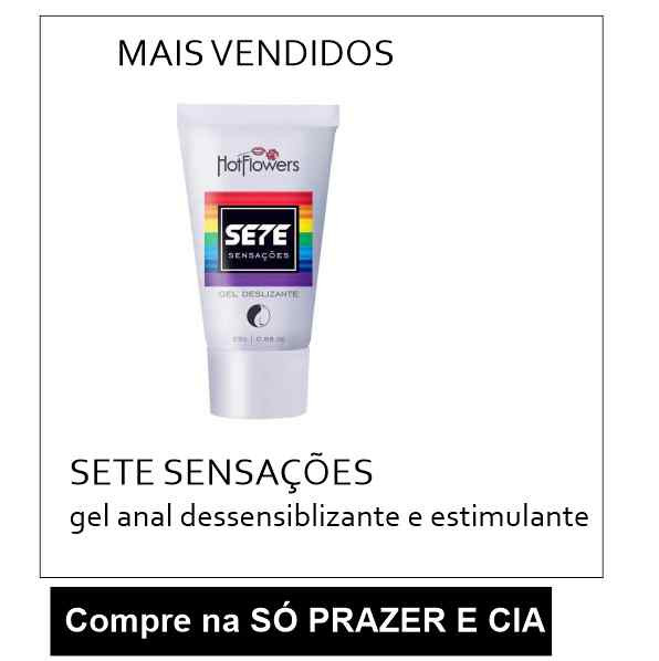 sete sensações gel lubrificante anal