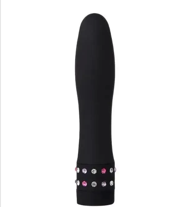 Imagem vibrador bullet diamond preto