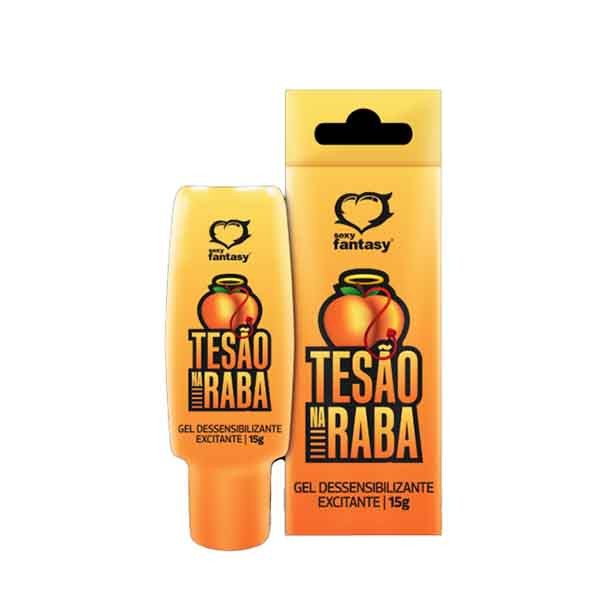 Tesão na Raba Dessensibilizante Estimulante Sexo Anal 15g