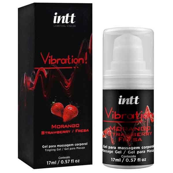 Vibration Intt Concentrado Sabor Morango Efeito Vibrador Líquido