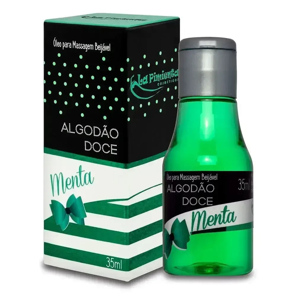 Algodão Doce Gel Hot Esquenta Para Sexo Oral 35ml Menta