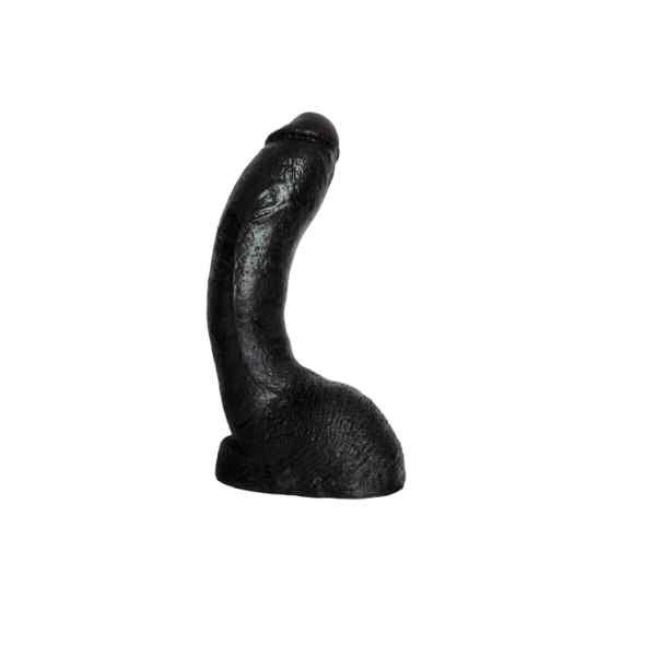 pinto de borracha realista preto 15 cm x 4cm
