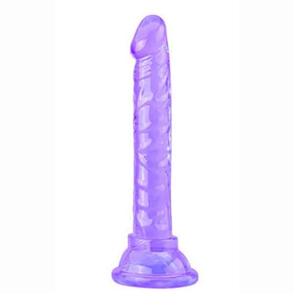 Pênis Fino Com Ventosa. Silicone. Medidas Penetráveis 12,5cm x 2,5 cm 